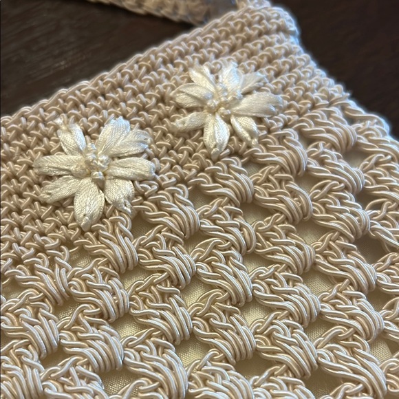 Patchington Cream Crochet Crossbody Bag - Picture 2 of 13